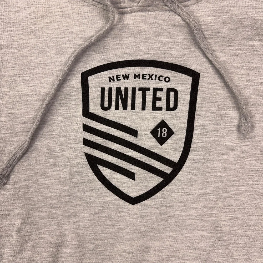 New Mexico United Sweatshirt Mens 2XL Gray Soccer Independent Trading Hoodie